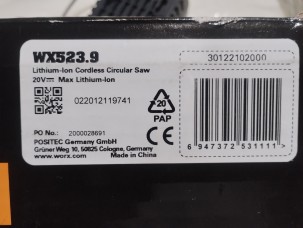Dairəvi mişar Worx WX523