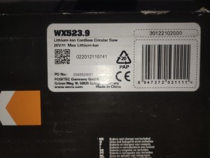 Dairəvi mişar Worx WX523