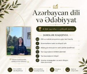 Azərbaycan dili və ədəbiyyat onlayn dərs