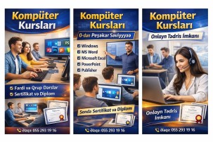 0-dan kompüter kursu